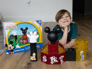 Official Disney Mickey Mouse Clubhouse Magnetic Tile Set - 37-Piece