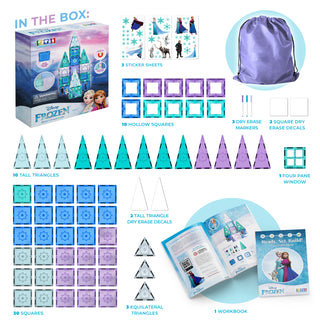 Disney Frozen Castle Magnetic Tiles 60pcs Set