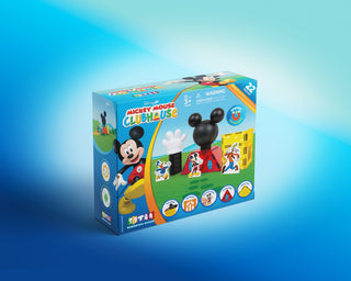 Official Disney Junior Mickey Mouse Clubhouse Magnetic Character Tiles – 22-Piece