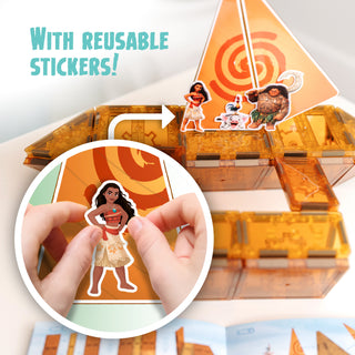 Official Disney Moana Magnetic Tile Set - 30-Piece