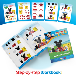 Official Disney Junior Mickey Mouse Clubhouse Magnetic Character Tiles – 22-Piece