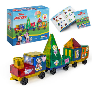 Disney Junior Mickey Magnetic Tiles Train Set