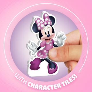 Official Disney Junior Minnie Mouse Magnetic Character Tiles – 21-Piece