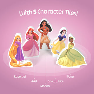 Official Disney Princess Magnetic Tile Set – 172-Piece JUMBO Castle