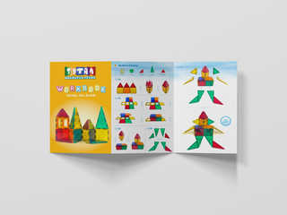 Tytan® Magnetic Tile Starter Set – 25-Piece with STEAM Learning Workbook