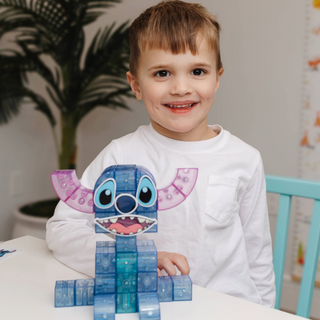 Official Disney Stitch Magnetic Cube Set - 53-Piece